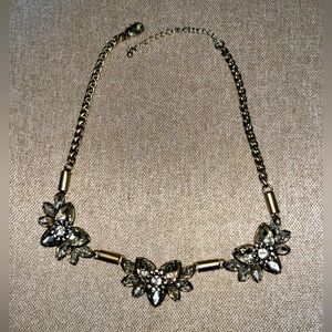 Express Rhinestone Flower Necklace